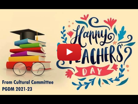SPJIMR Celebrates Teachers Day SPJIMR Celebrates Teachers Day