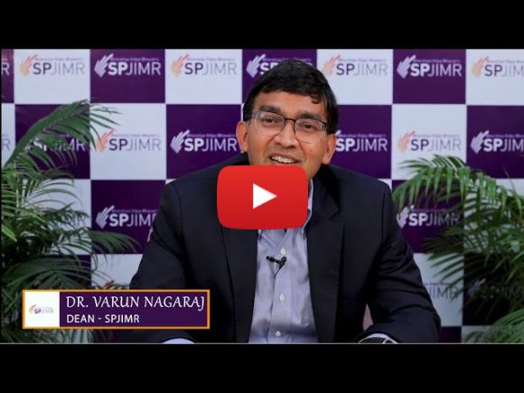 Dean, Dr Varun Nagaraj speaks on SPJIMR Dean, Dr Varun Nagaraj speaks on SPJIMR