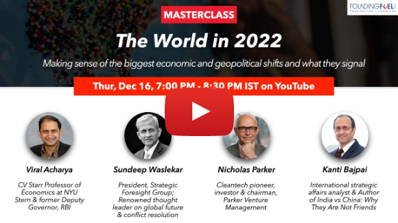 Masterclass: The World in 2022 Masterclass: The World in 2022