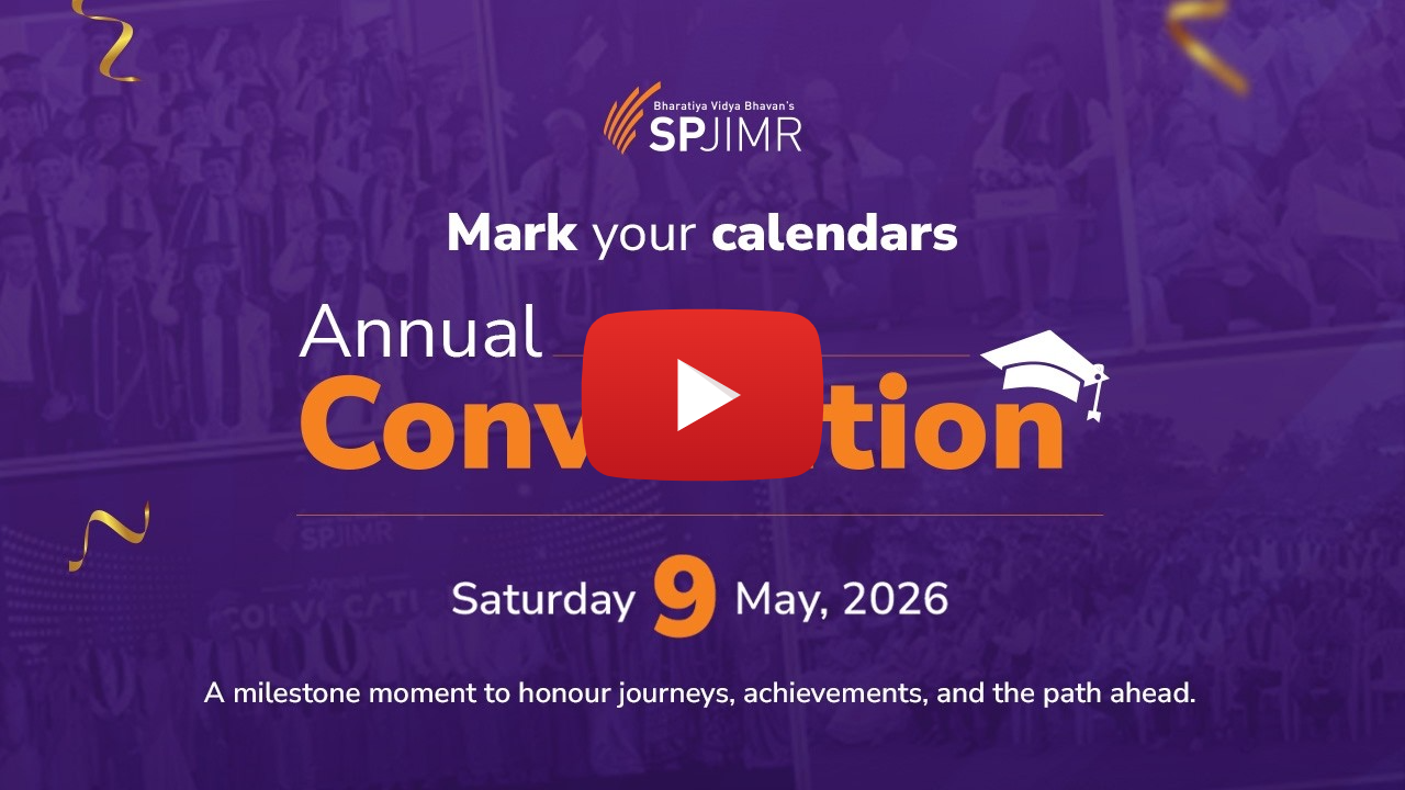 SPJIMR Annual Convocation 2026: Evening session